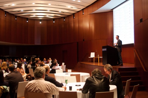Dan Blank Speaking to the United Nations Communications Staff