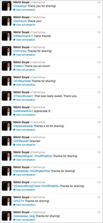 Nikhil Goyal's Twitter feed