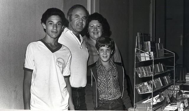 The Blank Family at a Baseball Card Show in Freehold New Jersey