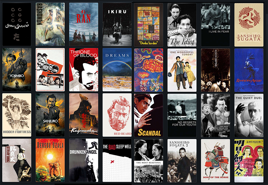 Akira Kurosawa films